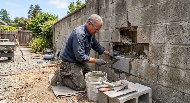 Block Masonry Repair in Morris County, NJ