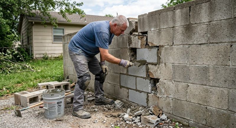 Block Wall Repair in West Milford, NJ