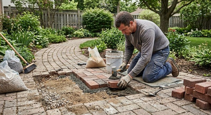 Brick Driveway Repair in Morris County, NJ