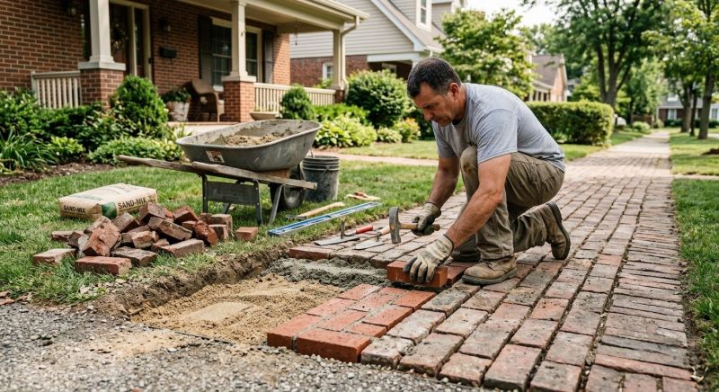 Brick Flatwork Repair in Bedminster, NJ