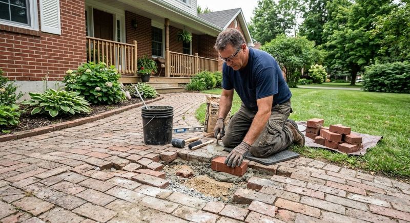 Brick Flatwork Repair in Bridgewater, NJ