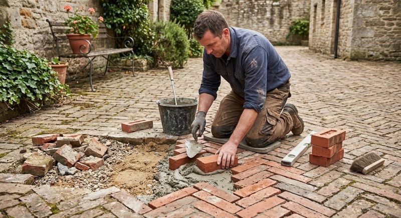 Brick Hardscape Repair in Morris County, NJ