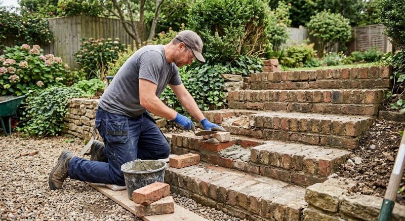 Brick Stairs Repair in Hackensack, NJ