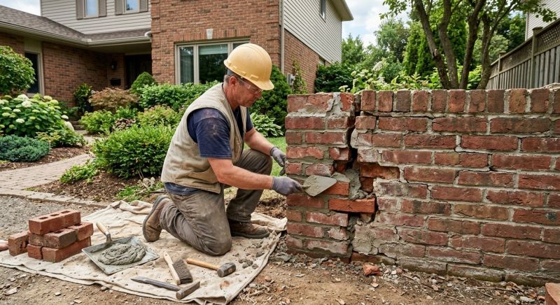 Brick Wall Repair in Andover, NJ