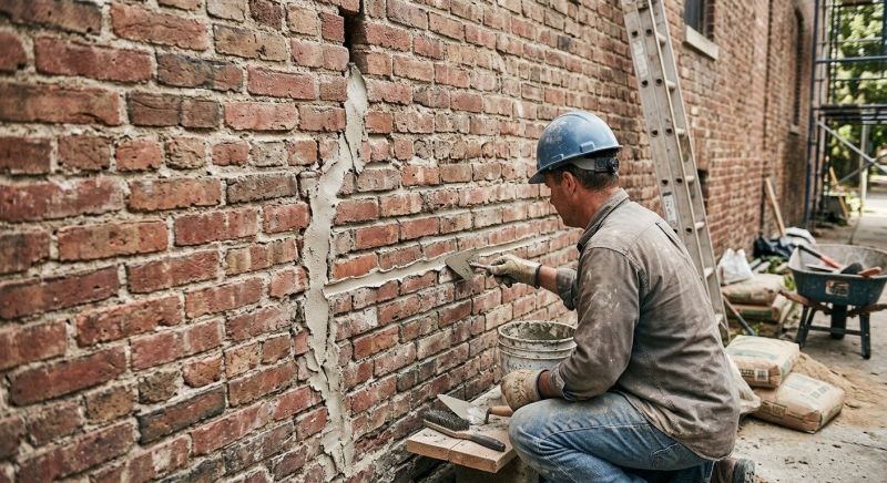 Brick Wall Repair in Chatham, NJ