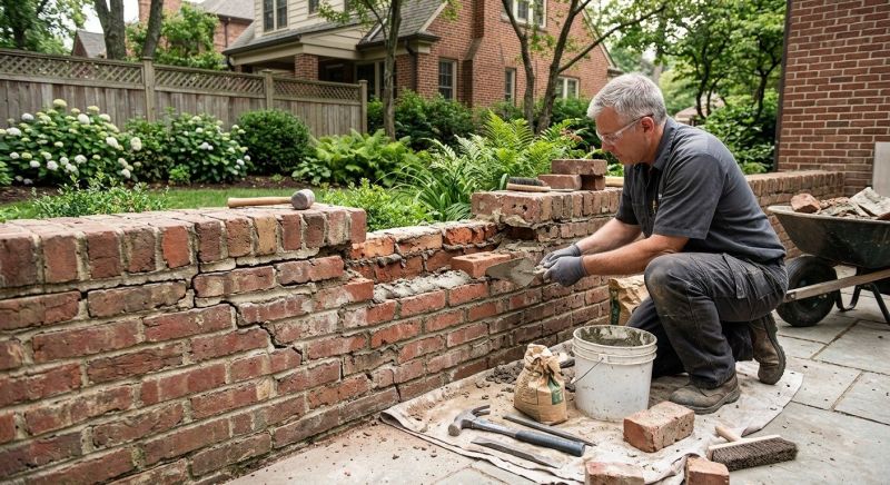 Brick Wall Repair in Somerset County, NJ
