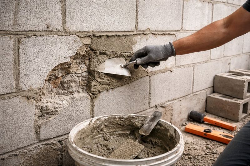 Cinder Block Wall Repair in Hackensack, NJ