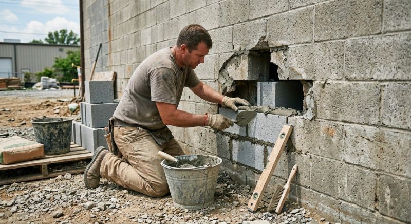 Concrete Block Repair in Bogota, NJ