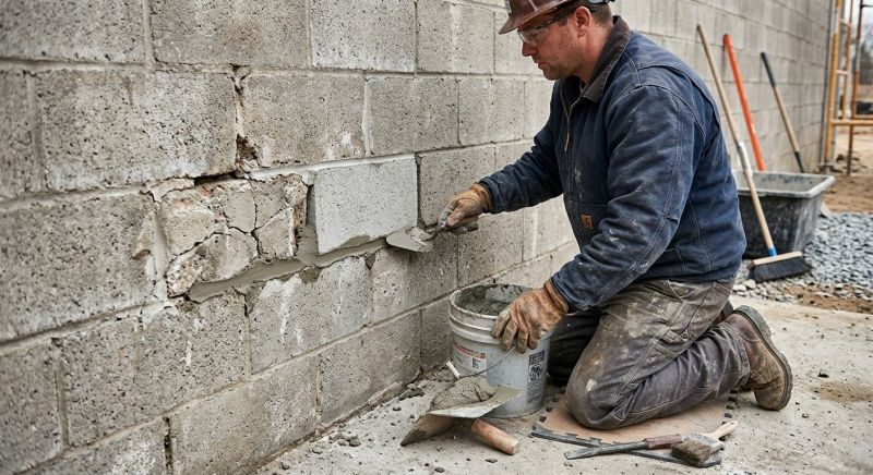 Concrete Block Repair in Scotch Plains, NJ