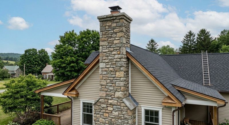 Stone Chimney Installation in Denville, NJ