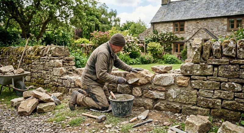 Stone Wall Repair in Fairfield, NJ