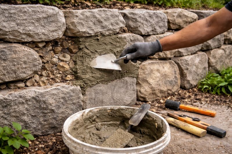Stone Wall Repair in Hackensack, NJ