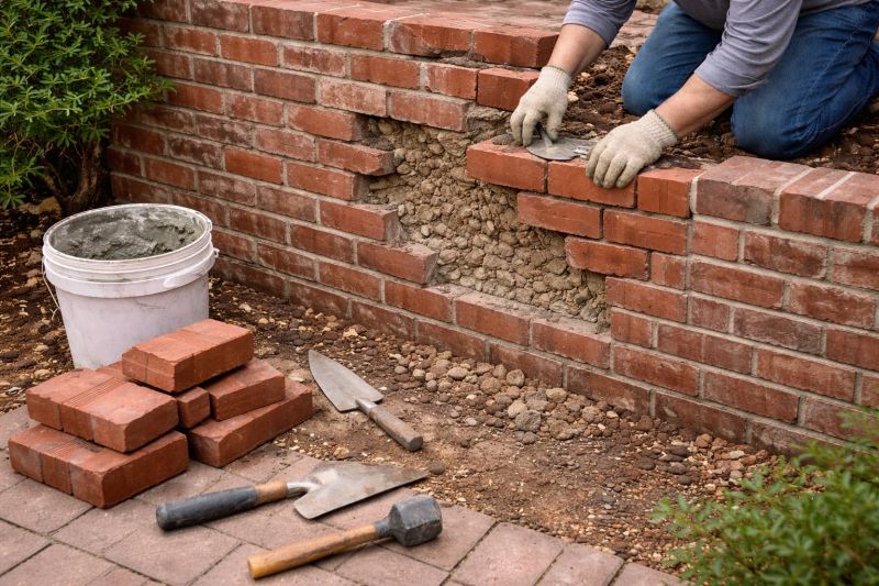 Brick Wall Repair in Middlesex County, NJ