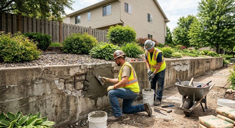 Retaining Wall Repair in Paramus, NJ